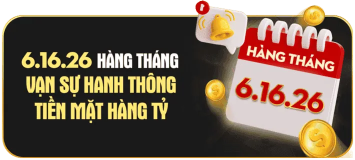 Hình ảnh banner quảng cáo các chương trình khuyến mãi nổ hũ tại ga65 link
